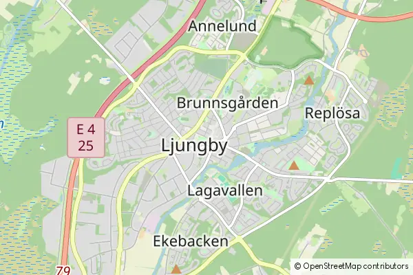 Mapa Ljungby