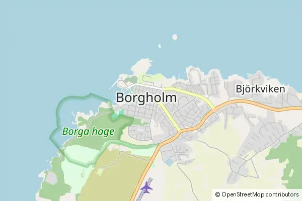 Mapa Borgholm