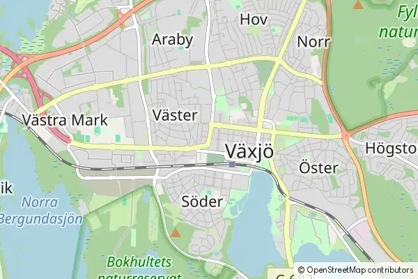 Mapa Växjö