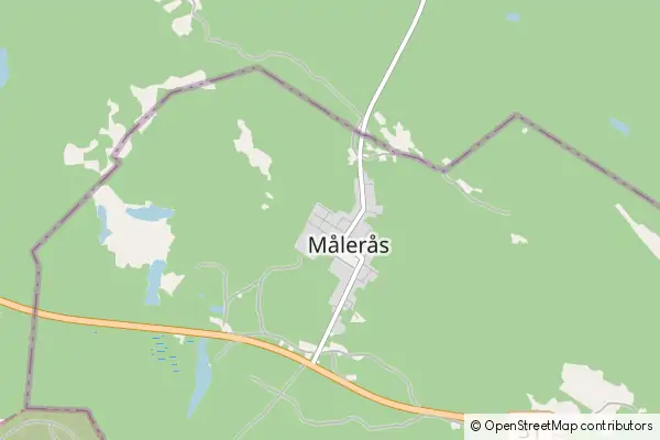 Mapa Målerås