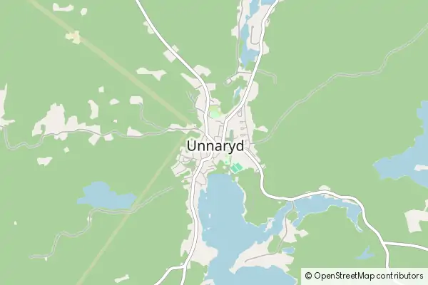 Mapa Unnaryd