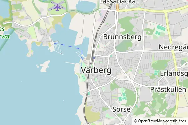 Mapa Varberg Municipality