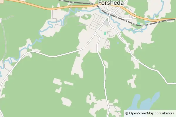 Mapa Forsheda