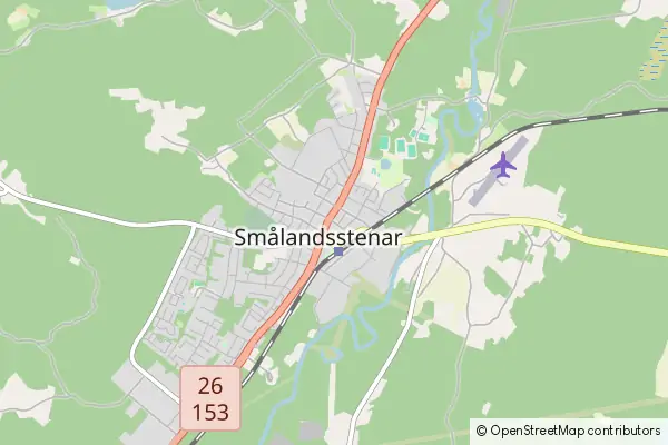 Mapa Smålandsstenar