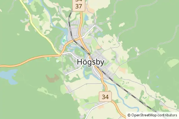 Mapa Hogsby