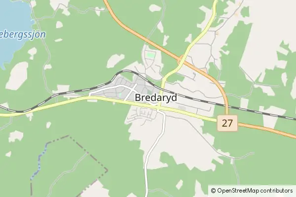 Mapa Bredaryd