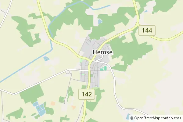 Mapa Hemse