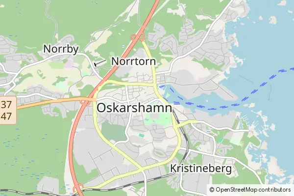 Mapa Oskarshamn