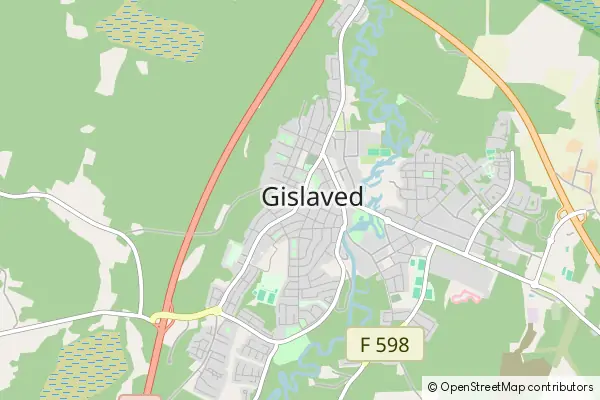 Mapa Gislaved