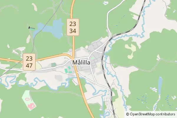 Mapa Målilla