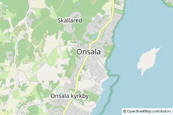 Mapa Onsala