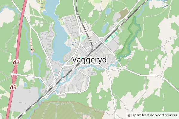 Mapa Vaggeryd