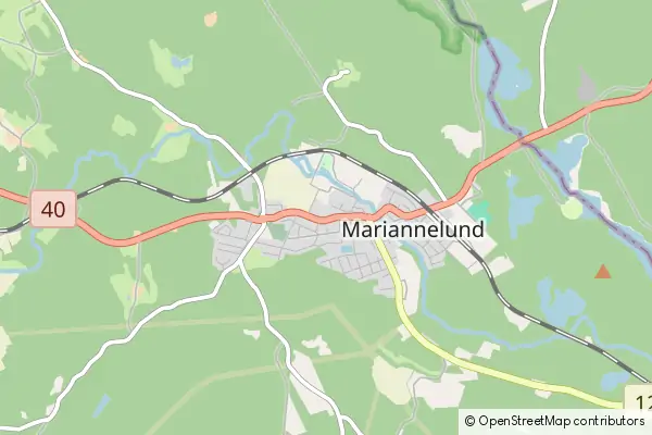 Mapa Mariannelund