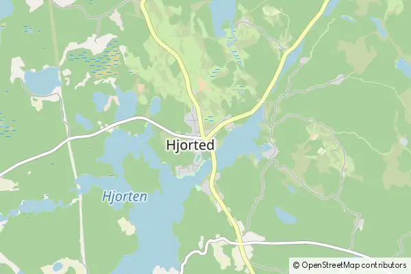 Mapa Hjorted