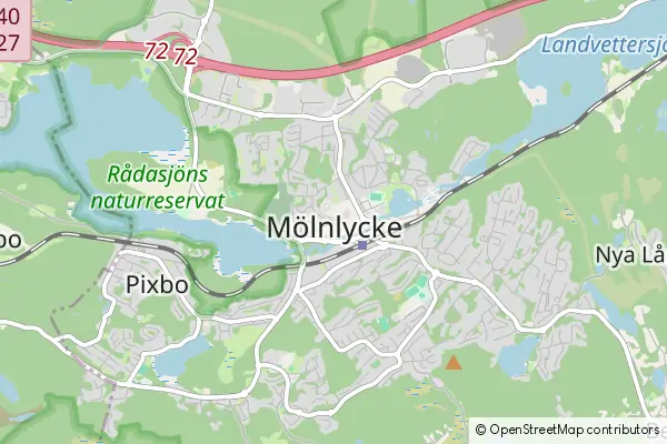 Mapa Mölnlycke