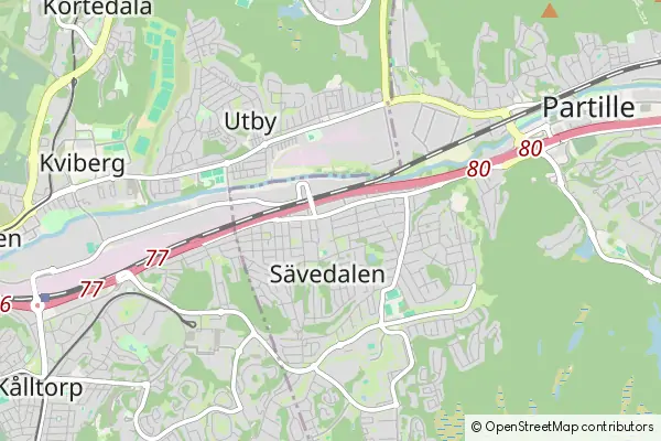 Mapa Sävedalen