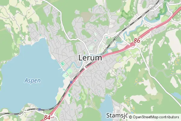 Mapa Lerum