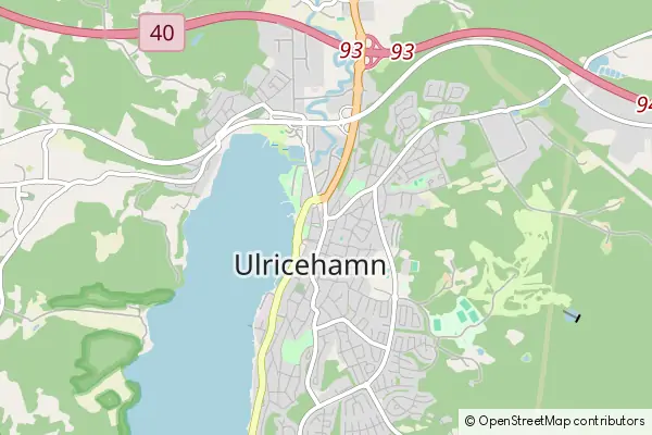 Mapa Ulricehamn Municipality