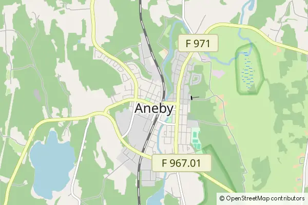 Mapa Aneby