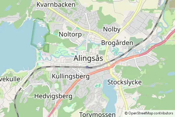 Mapa Alingsås