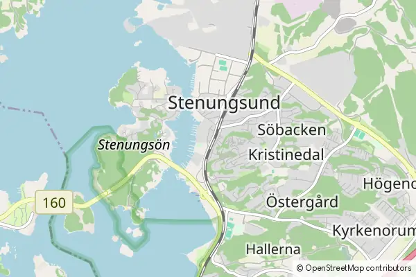 Mapa Stenungsund