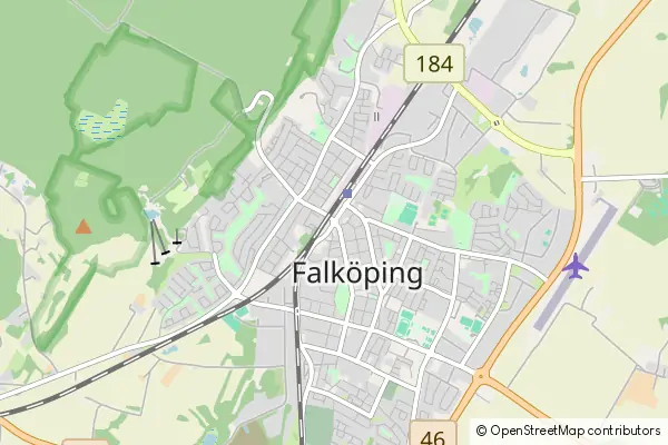 Mapa Falkoping