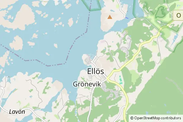 Mapa Ellös