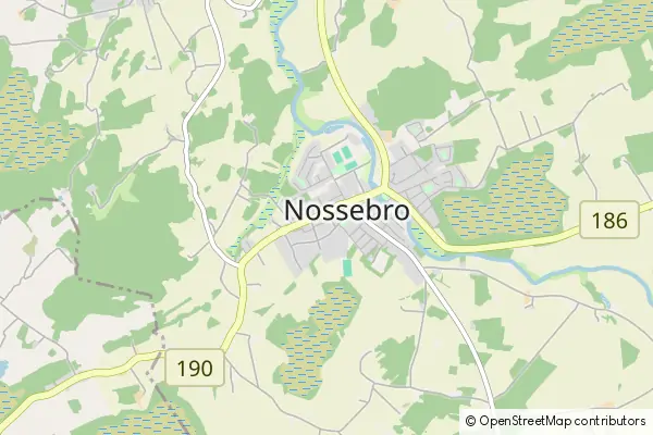 Mapa Nossebro