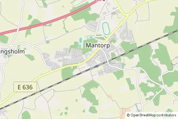 Mapa Mantorp