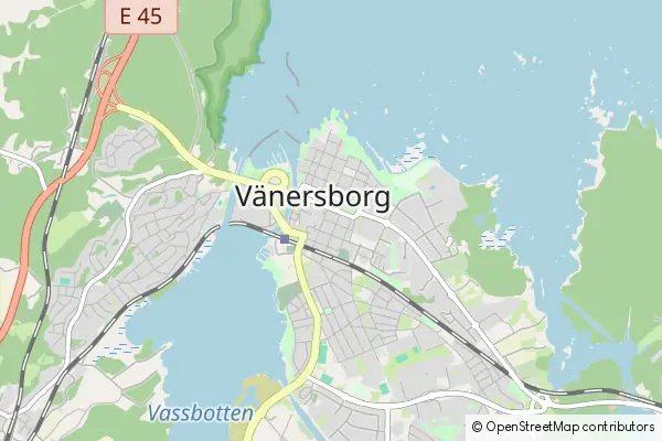 Mapa Vänersborg