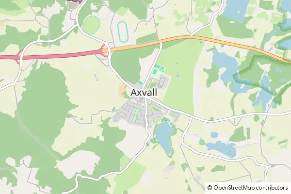 Mapa Axvall