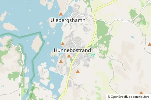 Mapa Hunnebostrand