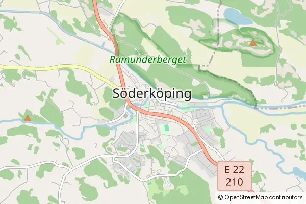 Mapa Soderkoping