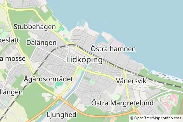 Mapa Lidköping