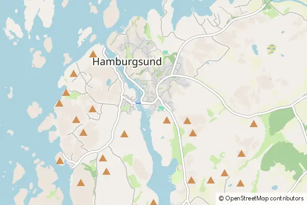 Mapa Hamburgsund