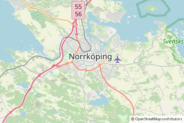 Mapa Norrköping