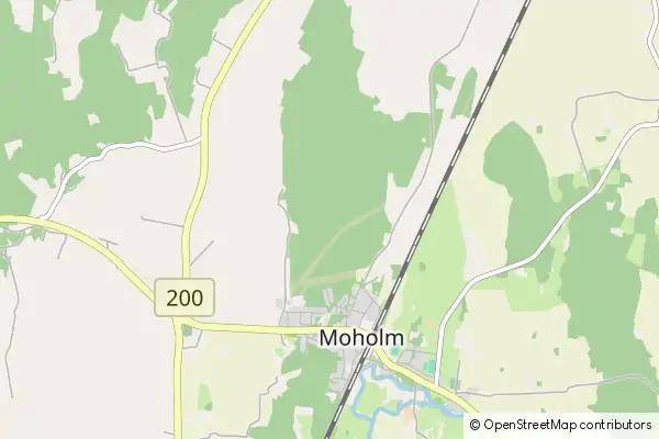 Mapa Moholm