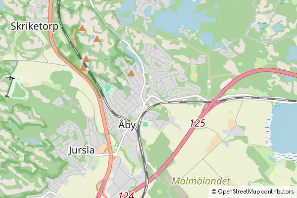 Mapa Åby