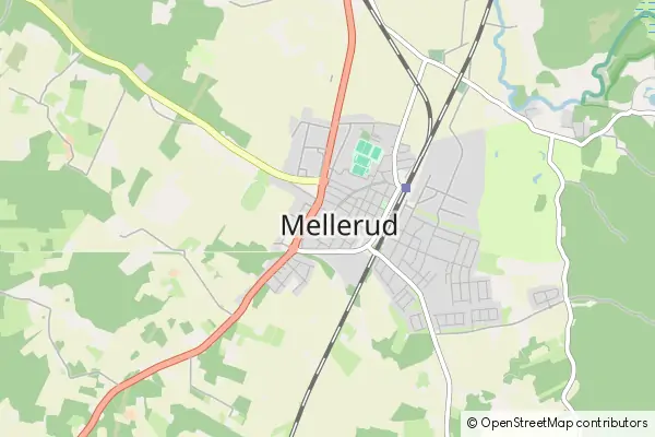 Mapa Mellerud