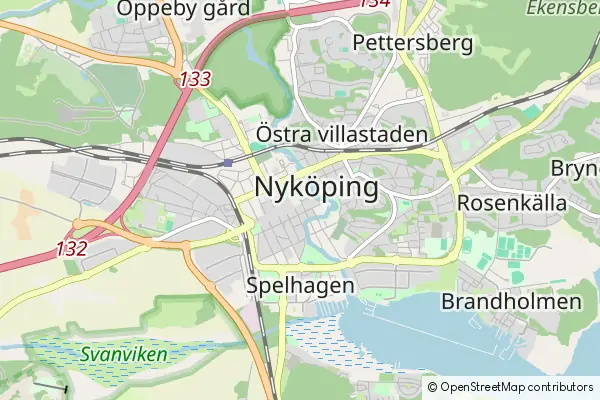 Mapa Nyköping