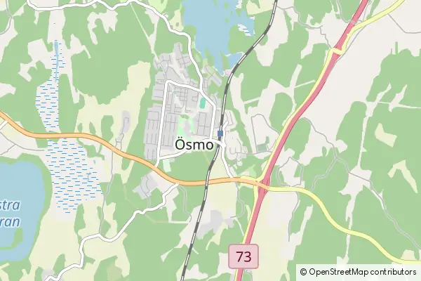 Mapa Ösmo