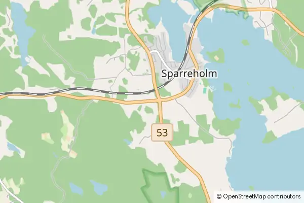 Mapa Sparreholm