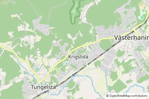 Mapa Vasterhaninge