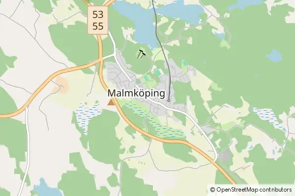 Mapa Malmköping