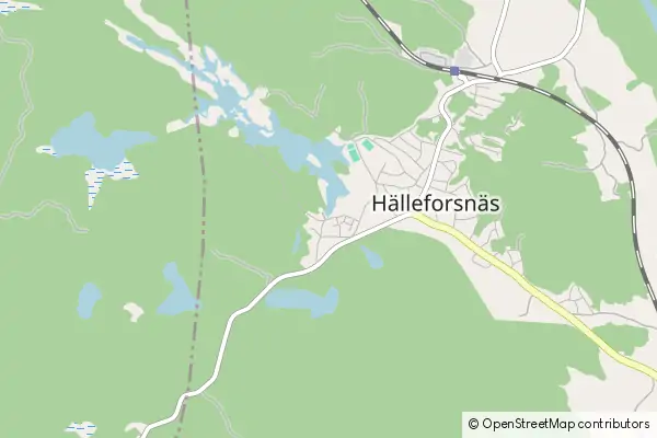 Mapa Hällefors