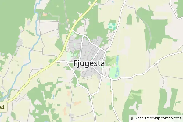 Mapa Fjugesta