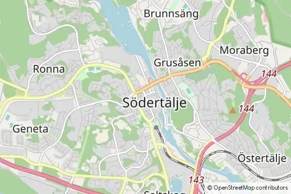 Mapa Södertälje