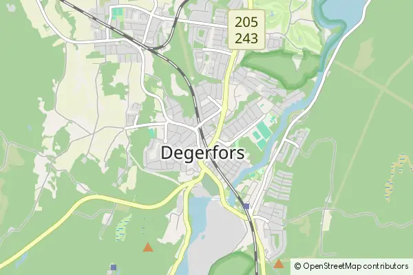 Mapa Degerfors