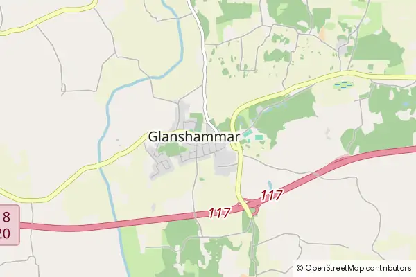 Mapa Glanshammar