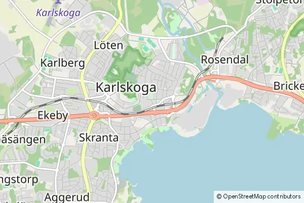 Mapa Karlskoga